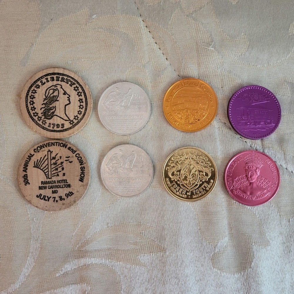 Vintage New Orleans Mardi Gras Dubloons & Coin Show "Coins"...COLLECTIBL… - Picture 4 of 6